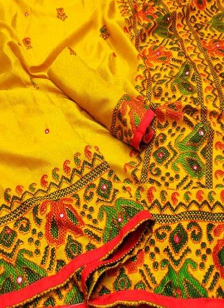 Mahek 28 Latest Fancy Designer Festive Wear Cotton Silk Worked Sarees Collection
 Catalog