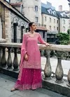 Mahek Hi Design 1597 And 1598 By Eba Georgette Wedding Wear Sharara Suits Wholesale Shop In Surat