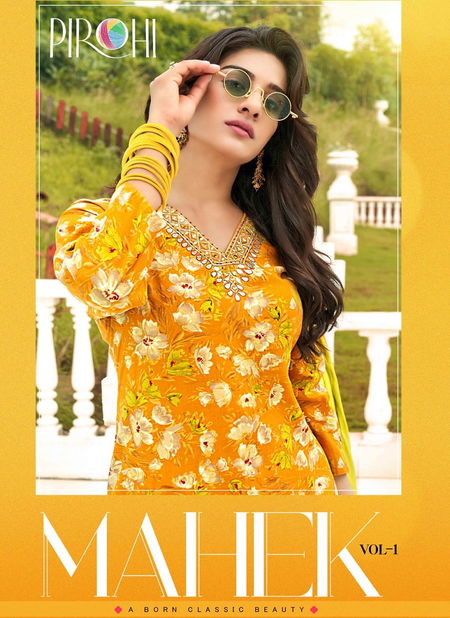 Mahek Vol 1 By Pirohi Afghani Style Modal Foil Printed Kurti With Bottom Dupatta Wholesale Market In Surat
                       Catalog