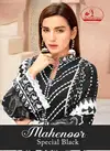 Mahenoor Special Black Vol 1 By Miss World Choice Lawn Dress Material Wholesale