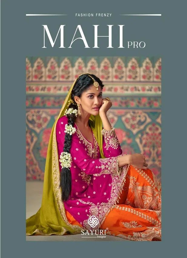 Mahi Pro By Sayuri Chinon Silk Readymade Suits Wholesale Shop In Surat