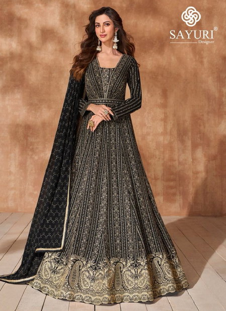 Mahira By Sayuri Georgette Wedding Wear Readymade Gown With Dupatta Wholesale Online
