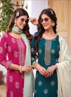 Mahiya Vol 1 By Passion Tree Straight Kurti With Bottom Dupatta