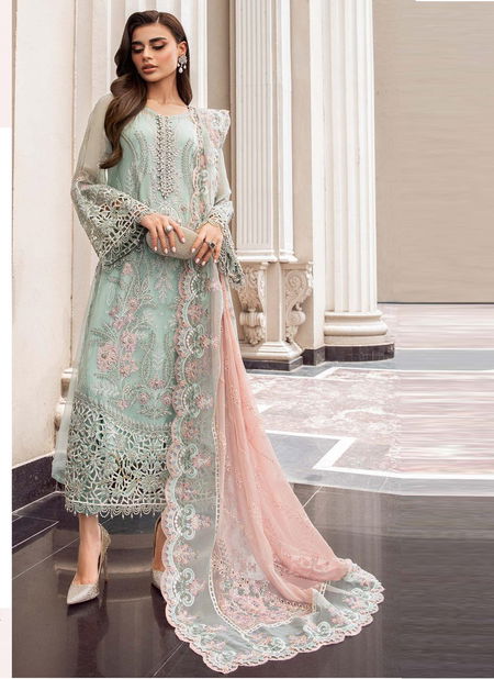 Mahnur Vol 42 Heavy Organza Georgette Pakistani Suits Wholesale Price In Surat
 Catalog