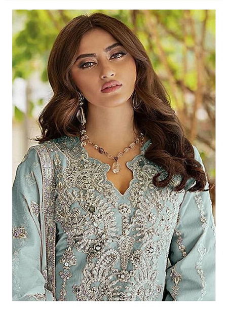 Mahnur Vol 50 Georgette Pakistani Suits Wholesale Shop In Surat
 Catalog