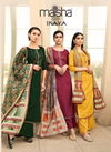 MAISHA IKAYA Fancy Designer Latest Festive Wear pure cotton print with cool looking embroidery work Salwar Suit Collection