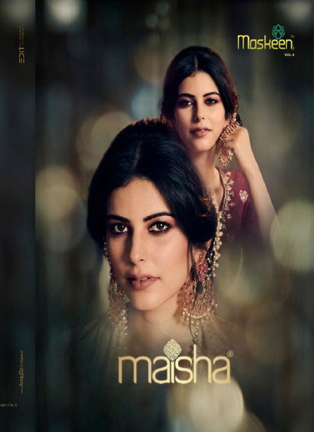 MAISHA  MASKEEN  VOL 08 Latest fancy designer Heavy Festive Wear pure Dola silk Jacquard embroidery with hand work gala Salwar Suit Collection Catalog