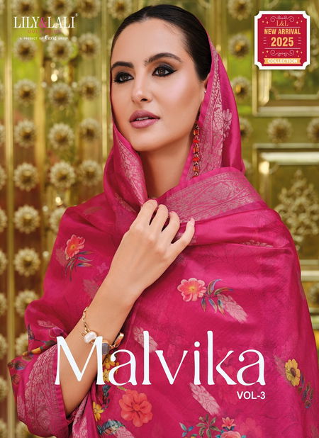 Malvika Vol 3 By Lily And Lali Viscose Embroidery Kurti With Bottom Dupatta Wholesale In India