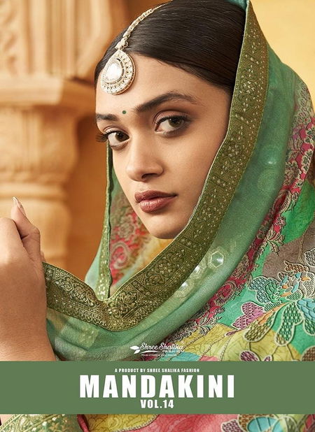 Mandakini Vol 14 By Shree Shalika Viscose Designer Salwar Kameez Wholesale Online
 Catalog