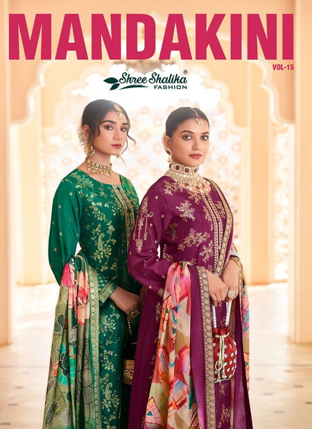 Mandakini Vol 15 By Shree Shalika Viscose Designer Salwar Kameez Suppliers In India Catalog