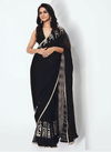 Manish Malhotra New Heavy Party Wear Georgette Stylish Saree Collection
