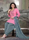 Manjeera Fashion Insta Festive Wear Stain Silk Ready Made Collection