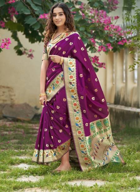 Manjubaa Mamta Paithani New Designer Festive Wear Banarasi Silk Saree Collection Catalog