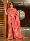 Manjubaa Mantra Silk Latest Fancy Designer Festive Wear 	Banarasi Silk Sarees Collection

