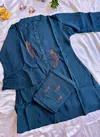 Mann Designer Handwork Cotton Short Kurti With Bottom Wholesale Price In Surat