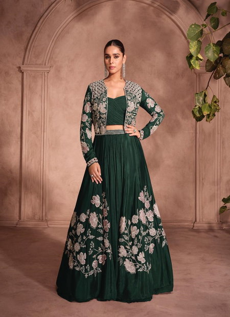 Mannat By Sayuri Designer Chinon Silk Wholesale Party Wear Lehenga Choli In India