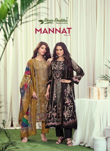 Mannat Vol 10 By Shree Shalika Printed Lawn Cotton Dress Material Wholesale Online
 Catalog