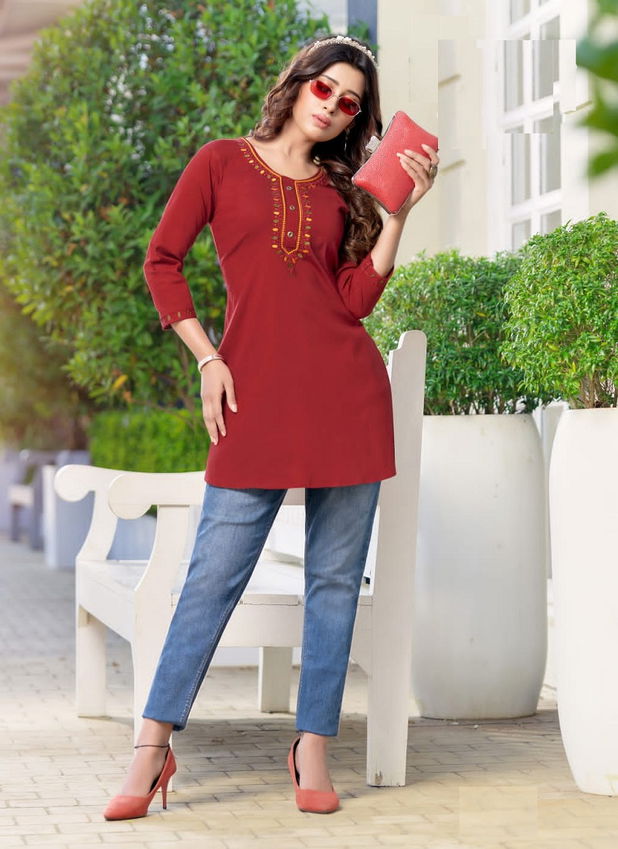 MANTRA Tips & Tops Regular Wear Wholesale Ladies Top Catalog