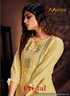 Manya Cristal New Designer Fancy Kurti With Plazzo Collection 