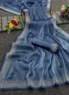 Manzar Swarovski Work Jimmy Choo Party Wear Sarees Wholesale Shop In Surat 