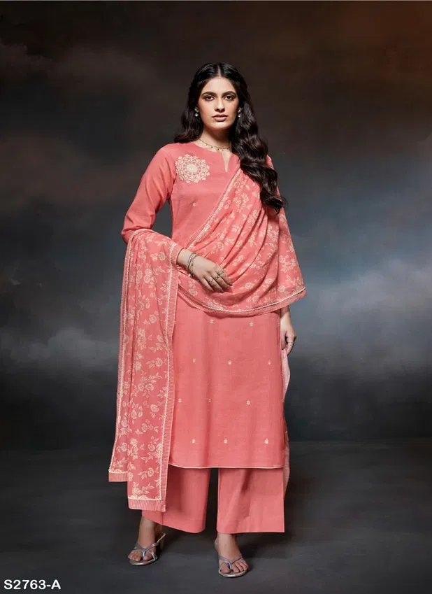 Maren 2763 By Ganga Designer Cotton Dress Material Orders In India