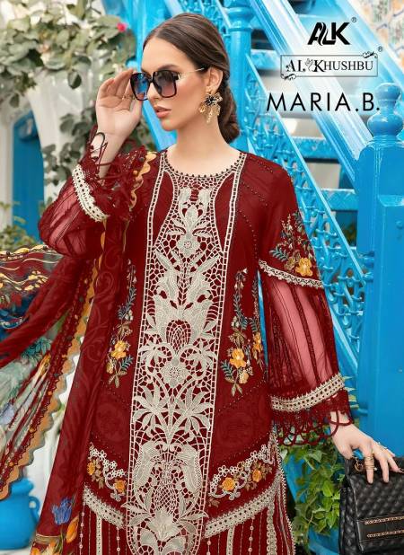 Maria B 5090 A To D By Alk Khushbu Cambric Cotton Pakistani Suits Wholesale Market In Surat With Price Catalog