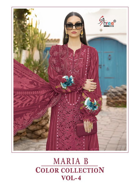 Maria B Color Collection Vol 4 By Shree Cotton Pakistani Suits Exporters In India