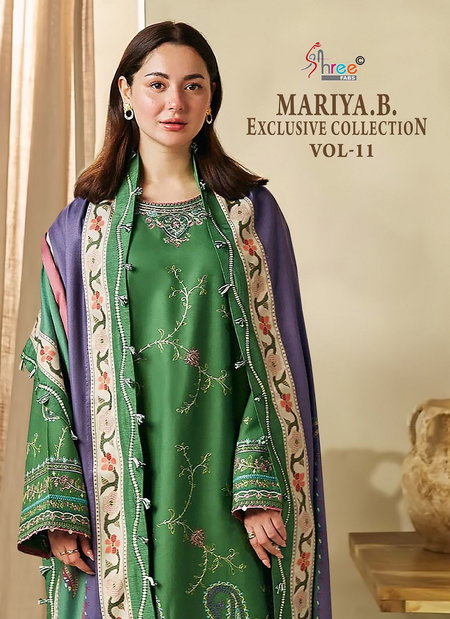 Maria B Exclusive Collection Vol 11 Rayon Cotton Pakistani Suits Wholesale Price in Surat
