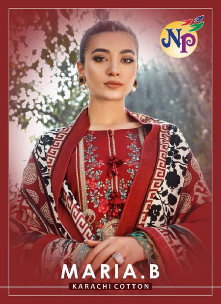 Maria B Vol 2 By Np Printed Karachi Cotton Dress Material Wholesale Shop In Surat Catalog