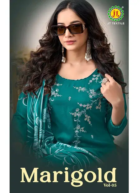 Marigold Vol 5 By Jt Rayon Dress Material Wholesale Clothing Suppliers In India
