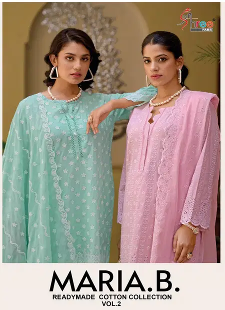 Mariya B Exclusive Readymade Collection Vol 2 By Shree Cotton Pakistani Suits Wholesale Online