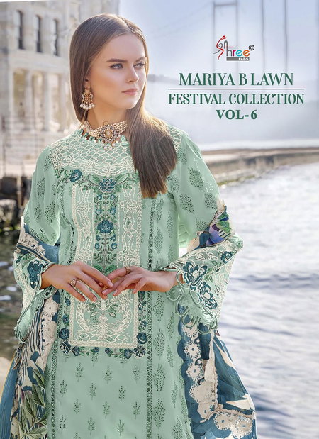 Mariya B Lawn Festival Collection Vol 6 Lawn Cotton Pakistani Suits Wholesale Market In Surat
