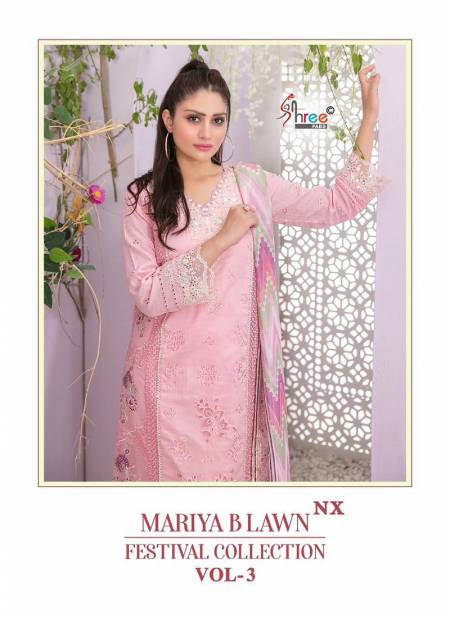 Mariya B Lawn Festival Vol 3 Nx By Shree Embroidery Cotton Pakistani Suits Wholesale Market In Surat
 Catalog