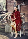 Inaya Latest Designer Party Wear Velvet Western Style Kurti With Pant Style Bottom Suit Collection