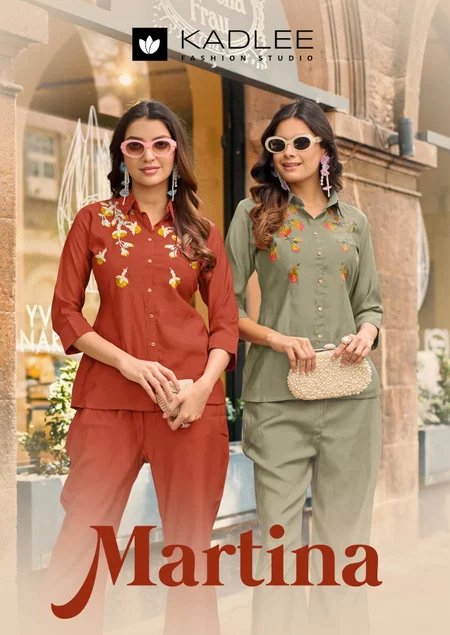 Martina By Kadlee Viscose Weaving Best Co Ord Set Wholesale Shop In Surat