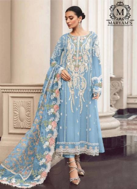 Maryams 163 Embroidery Georgette Pakistani Suits Wholesale Suppliers In Mumbai
 Catalog
