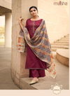 MASKEEN Latest Fancy Designer Casual Wear Fine Pure Cotton With Print And Embroidery Work Readymade Salwar Suit Collection