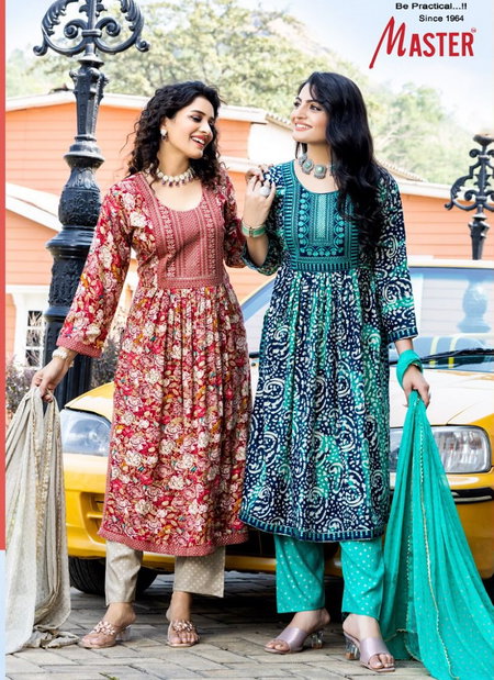 Master Block Buster Naira Cut Kurti Bottom With Dupatta Collection
