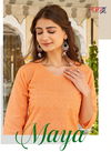 Maya By Rung Heavy Chiken Cotton Kurtis Wholesale Market In Surat