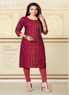 Mayra Femina Ethnic Wear Fancy Work Designer Kurti Collection