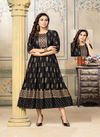 Mayra Gold Queen New Fancy Ethnic Wear Rayon Printed Long Anarkali Kurti Collection