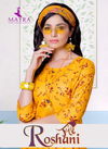 Mayra Roshani Latest Designer Rayon Print Party Wear Kurti Collection

