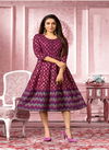 Mayra Sejal Rayon Printed Regular Wear Latest Anarkali Kurti Collection