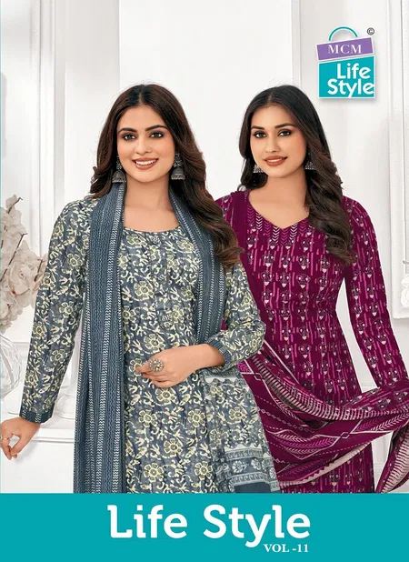 Mcm Lifestyle Vol 11 Printed Cotton Dress Material Wholesalers In Delhi Catalog