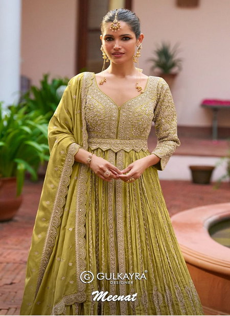 Meenat By Gulkayra Chinon Designer Readymade Suits Wholesale Shop In Surat