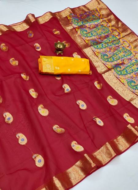 Meera 69 Heavy Festive Wear Pure Organza Designer Saree Collection Catalog