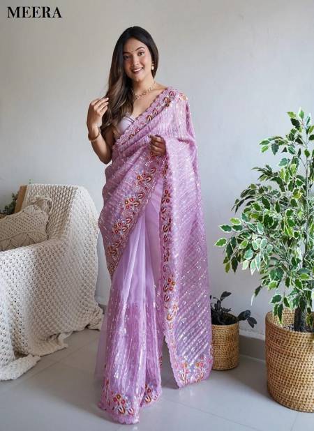 Meera By BT Designer Heavy Organza Silk Saree Exporters In India