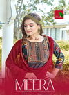 Meera By Chhaya Heavy Modal Print Silk Embroidery Kurti With Bottom Dupatta Wholesale Market
