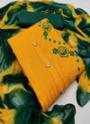 Meera Designer Suits 11 latest Casual Wear Cotton Panel Work Top And Bottom With Shaburi Print Dupatta Dress Material Collection