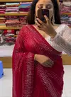 Meera Dhruvi Designer Georgette Party Wear Sarees Wholesale Shop In Surat
